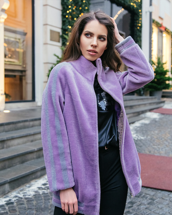 Хит продаж, цветные мутоновые шубы| Официальный сайт фабрики меховых изделий ELENA FURS